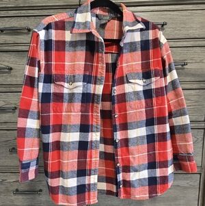 Natural Reflections Red and Blue Checkered Shirt